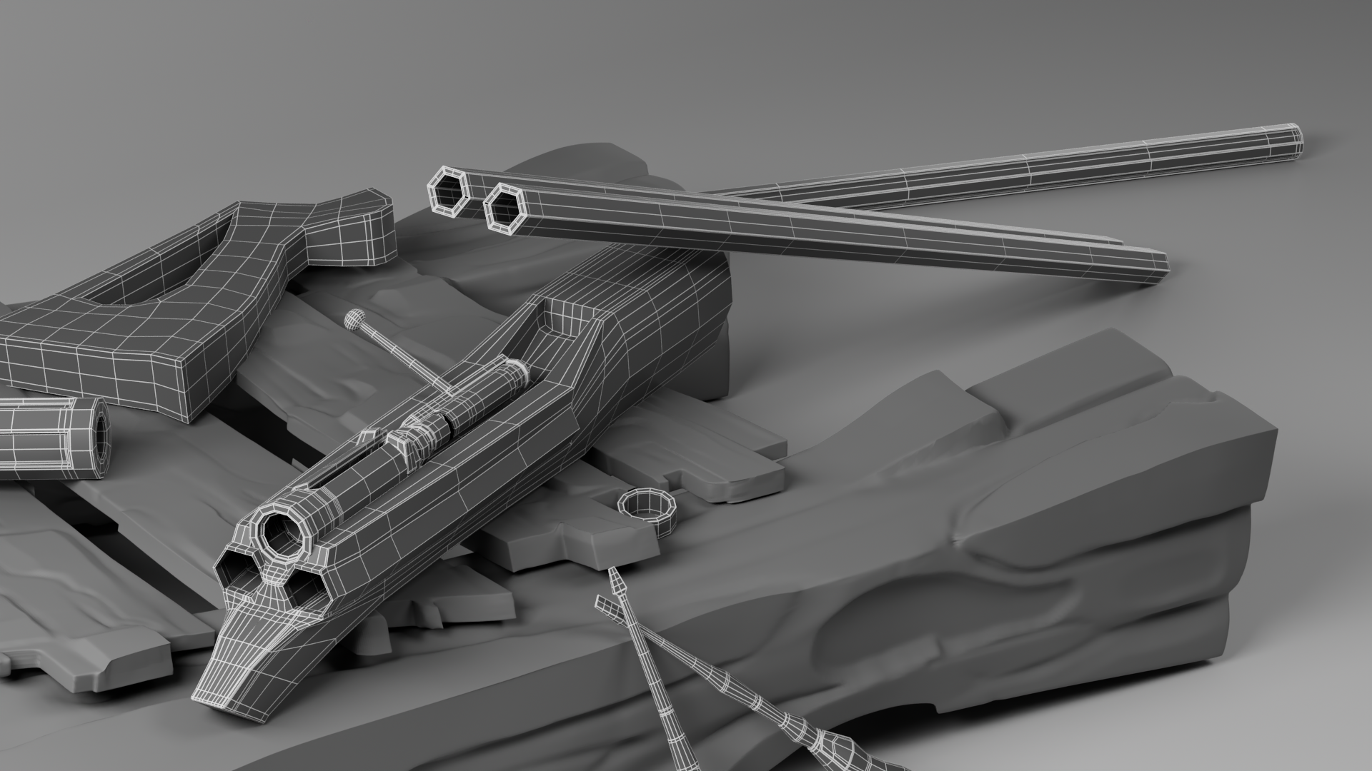 Rifle progress render